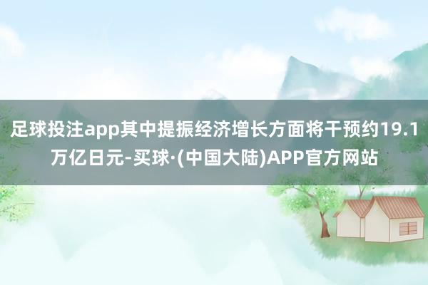足球投注app其中提振经济增长方面将干预约19.1万亿日元-买球·(中国大陆)APP官方网站
