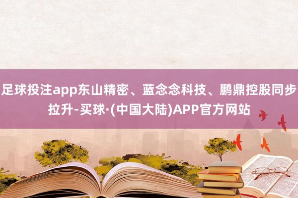 足球投注app东山精密、蓝念念科技、鹏鼎控股同步拉升-买球·(中国大陆)APP官方网站