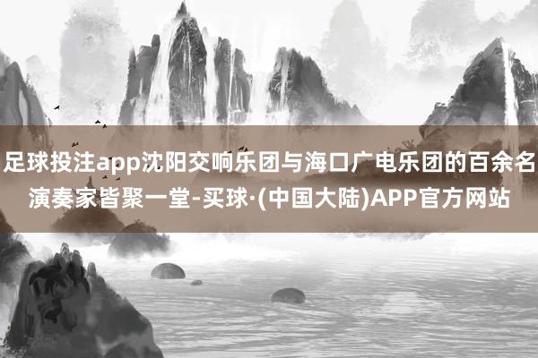 足球投注app沈阳交响乐团与海口广电乐团的百余名演奏家皆聚一堂-买球·(中国大陆)APP官方网站