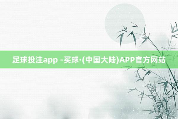 足球投注app -买球·(中国大陆)APP官方网站